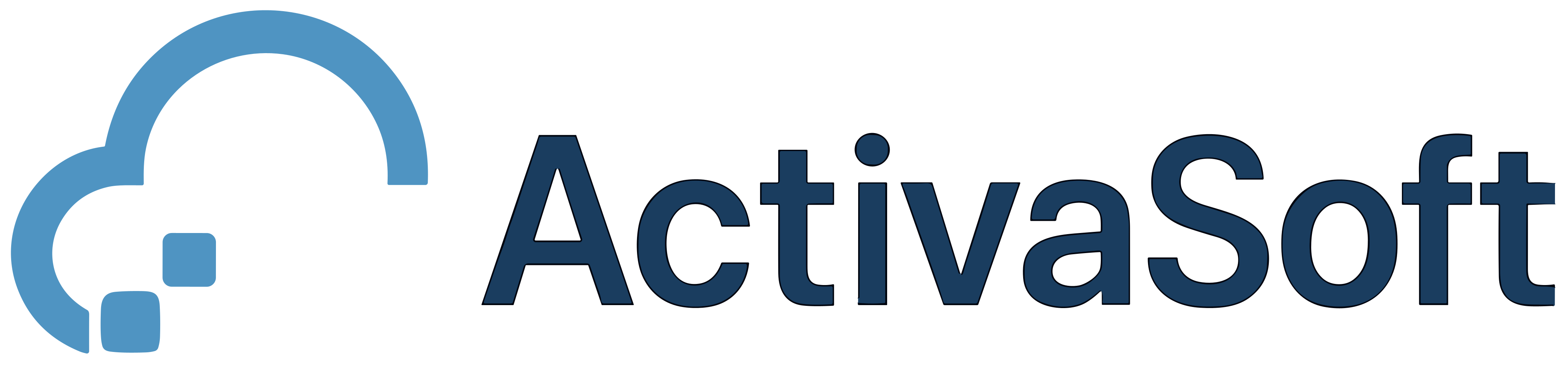 Activasoft logo - dark